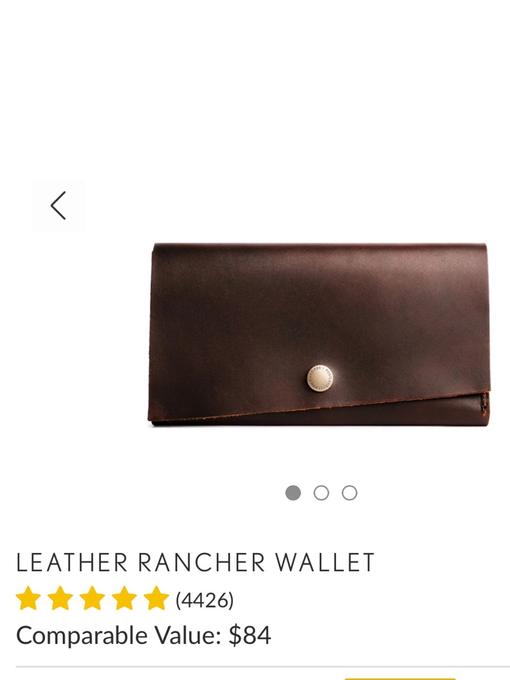 Portland Leather Rancher Wallet in Grizzly